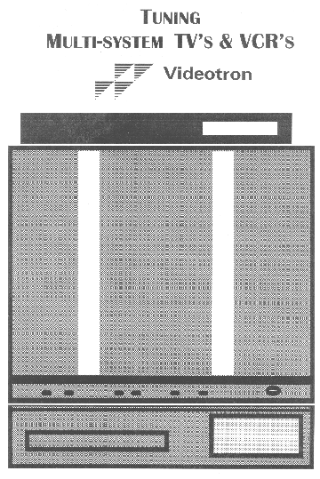 Scanned Image of a Videoway, Vcr, TV with Vcr test patern on it...