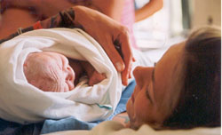 Cade and Karen... just born